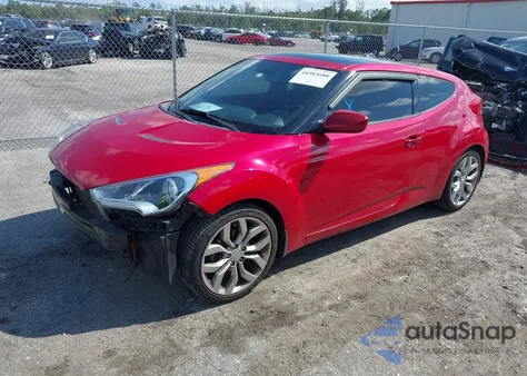 2013 Hyundai Veloster Base W/Black из США, поврежденный, VIN KMHTC6AD5DU128592